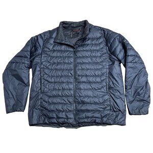 MAMMUT JACKET DOWN FILL POWER 750 + PUFFER MENS 3XL BLACK LOGO INSULATED POCKETS